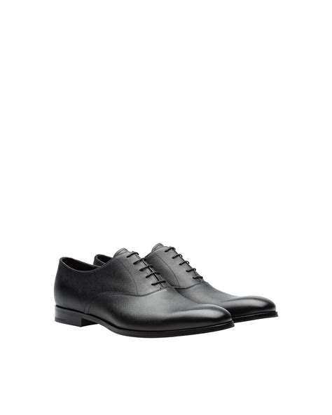 prada mens oxford shoe|Prada black Oxford shoes.